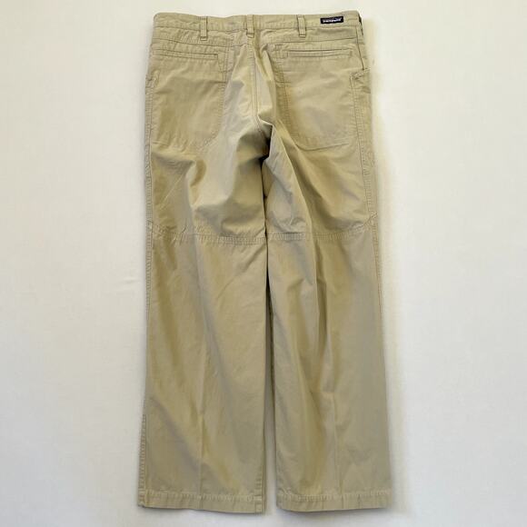 Patagonia Pants Mens 35 Tan Organic Outdoor Casual Workwear Sustainable Basic - Picture 2 of 9